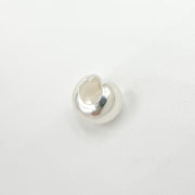 5004840CC. 4MM White Sterling Silver Crimp Cover